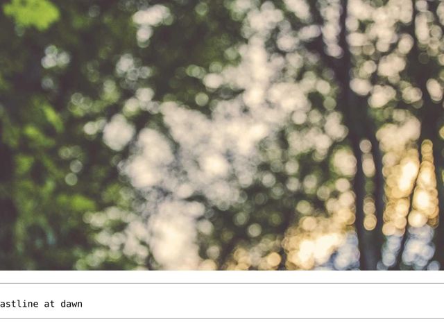 Landscape photograph, sample 01