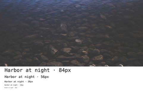 Landscape photograph, sample 08